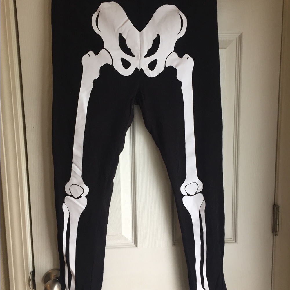 Skeleton leggings